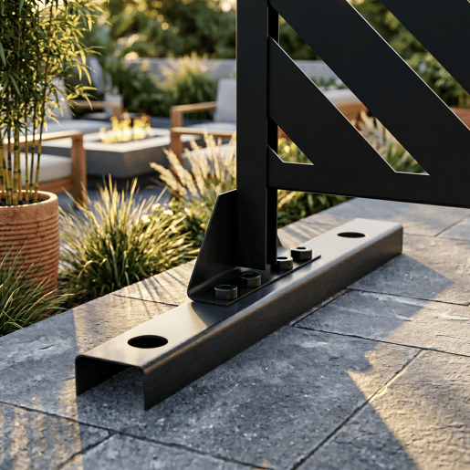 Parede divisória Kekan aço 180 x 120 cm preto casa.pro Parede divisória Kekan aço 180 x 120 cm preto casa.pro