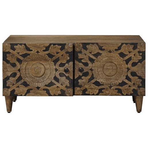 Mesa de Centro, Mesa baixa, Castanho 80 x 50 x 40 cm Madeira de manga maciça Mesa de Centro, Mesa baixa, Castanho 80 x 50 x 40 cm Madeira de manga maciça