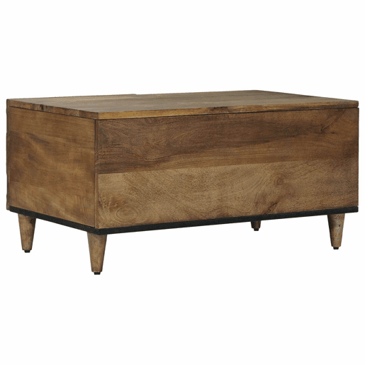 Mesa de Centro, Mesa baixa, Castanho 80 x 50 x 40 cm Madeira de manga maciça Mesa de Centro, Mesa baixa, Castanho 80 x 50 x 40 cm Madeira de manga maciça