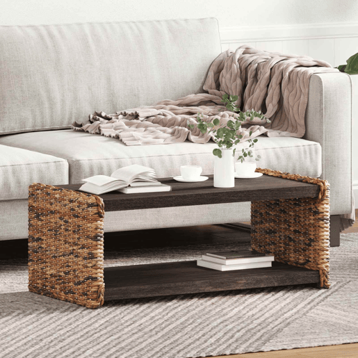 Mesa de Centro, Mesa baixa, Natural 90 x 45 x 35 cm Madeira de Mogno Sólida Mesa de Centro, Mesa baixa, Natural 90 x 45 x 35 cm Madeira de Mogno Sólida