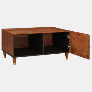Mesa de Centro, Mesa baixa, 80 x 50 x 40 cm Madeira de manga maciça