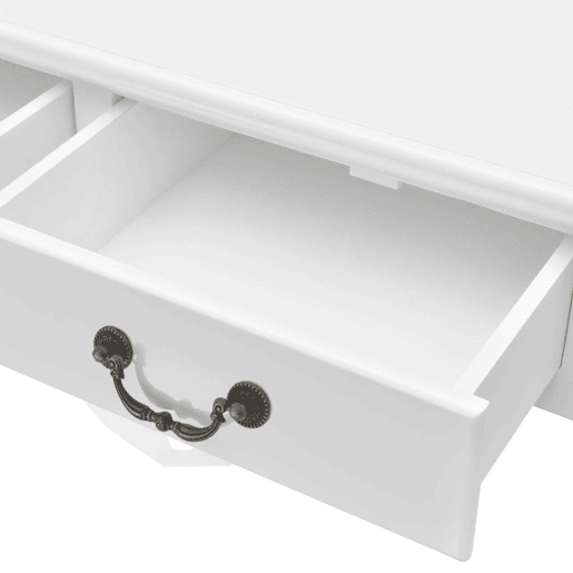 Mesa de Centro, Mesa baixa, com 4 gavetas branca Mesa de Centro, Mesa baixa, com 4 gavetas branca