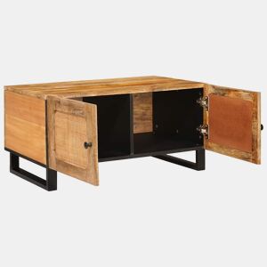 Mesa de Centro, Mesa baixa, Natural 80 x 50 x 40 cm Madeira de manga maciça