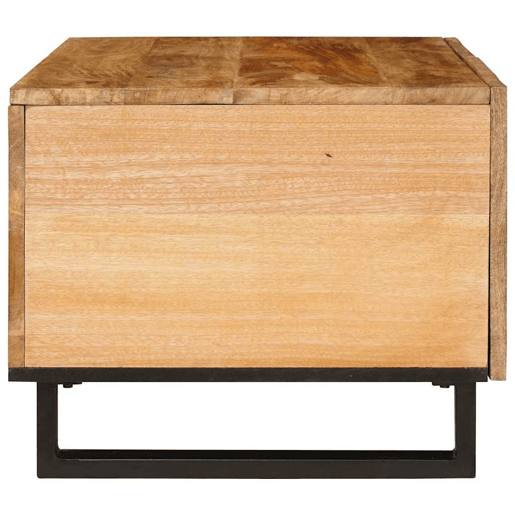 Mesa de Centro, Mesa baixa, Natural 80 x 50 x 40 cm Madeira de manga maciça Mesa de Centro, Mesa baixa, Natural 80 x 50 x 40 cm Madeira de manga maciça