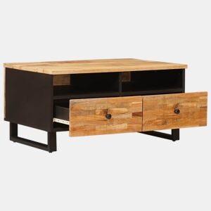 Mesa de Centro, Mesa baixa, Castanho 80 x 54 x 40 cm Madeira de manga maciça