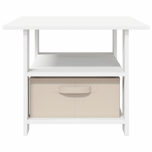 Mesa de Centro, Mesa baixa, Branco 77 x 55 x 42 cm Madeira processada Mesa de Centro, Mesa baixa, Branco 77 x 55 x 42 cm Madeira processada