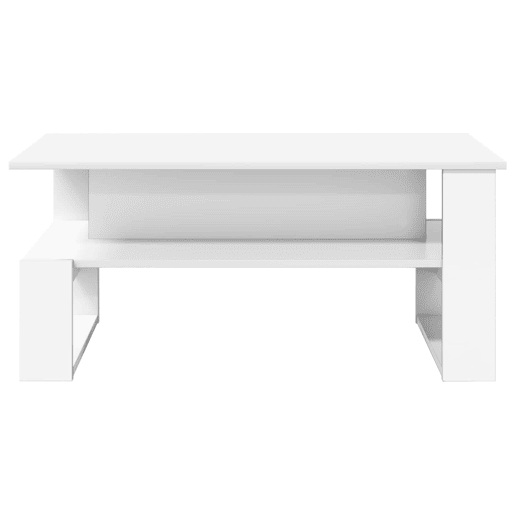 Mesa de Centro, Mesa baixa, Branco 90 x 50 x 40 cm Madeira processada Mesa de Centro, Mesa baixa, Branco 90 x 50 x 40 cm Madeira processada