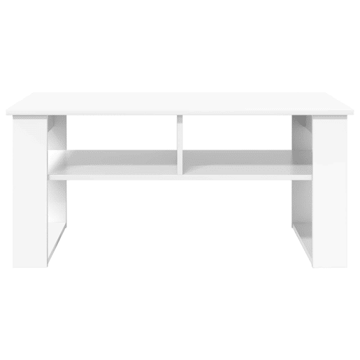 Mesa de Centro, Mesa baixa, Branco 96 x 54 x 44 cm Madeira processada Mesa de Centro, Mesa baixa, Branco 96 x 54 x 44 cm Madeira processada