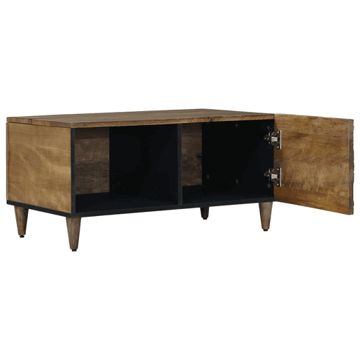Mesa de Centro, Mesa baixa, Castanho 80 x 50 x 40 cm Madeira de manga maciça Mesa de Centro, Mesa baixa, Castanho 80 x 50 x 40 cm Madeira de manga maciça