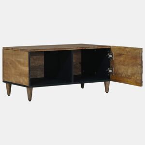 Mesa de Centro, Mesa baixa, Castanho 80 x 50 x 40 cm Madeira de manga maciça