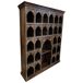 Estantería de madera acabado artesanal Estantería de madera acabado artesanal Marrón