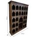Estantería de madera acabado artesanal Estantería de madera acabado artesanal Marrón