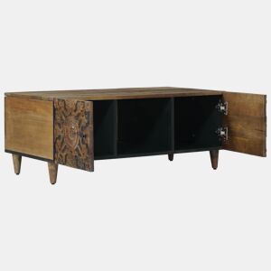 Mesa de Centro, Mesa baixa, Castanho 100 x 54 x 40 cm