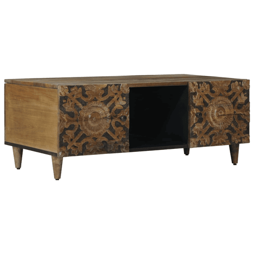 Mesa de Centro, Mesa baixa, Castanho 100 x 54 x 40 cm Mesa de Centro, Mesa baixa, Castanho 100 x 54 x 40 cm