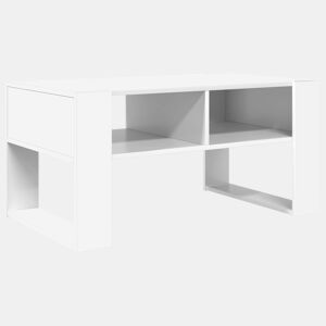 Mesa de Centro, Mesa baixa, Branco 92 x 53 x 45 cm Madeira processada