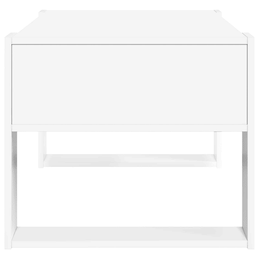 Mesa de Centro, Mesa baixa, Branco 92 x 53 x 45 cm Madeira processada