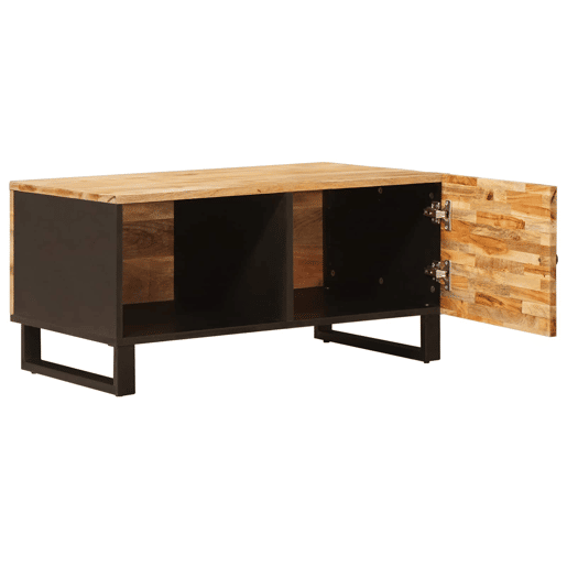 Mesa de Centro, Mesa baixa, Castanho 80 x 50 x 40 cm Madeira de manga maciça
