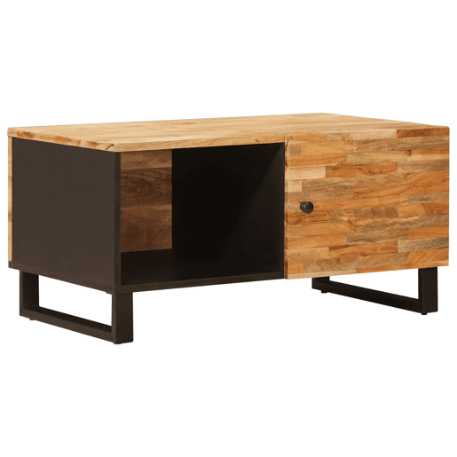 Mesa de Centro, Mesa baixa, Castanho 80 x 50 x 40 cm Madeira de manga maciça