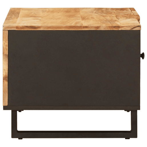 Mesa de Centro, Mesa baixa, Castanho 80 x 50 x 40 cm Madeira de manga maciça