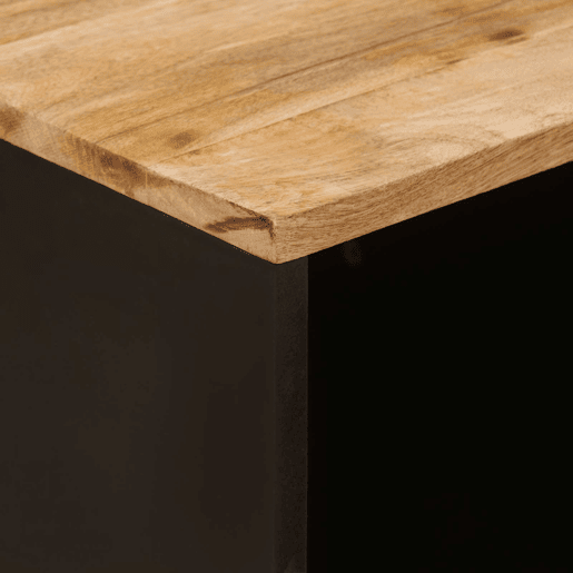 Mesa de Centro, Mesa baixa, Castanho 80 x 50 x 40 cm Madeira de manga maciça
