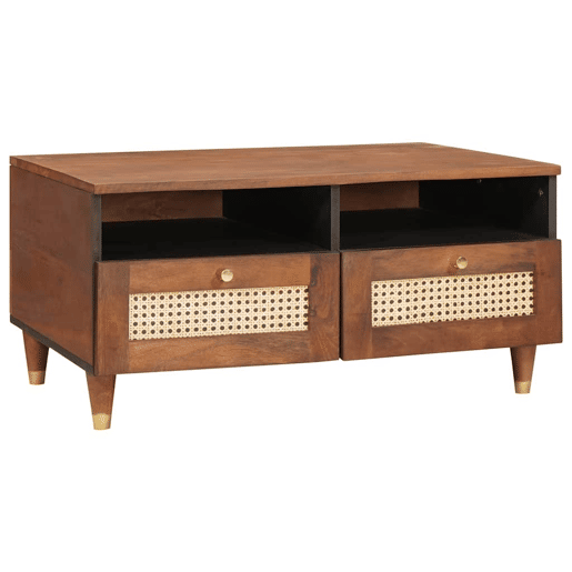 Mesa de Centro, Mesa baixa, 80 x 54 x 40 cm Madeira de manga maciça Mesa de Centro, Mesa baixa, 80 x 54 x 40 cm Madeira de manga maciça