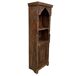 Estantería librería de madera acabado artesanal Estantería librería de madera acabado artesanal Marrón