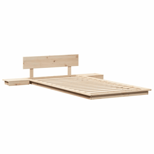 Estrutura de cama de solteiro para adultos com cabeceira Castanho 90 x 200 cm madeira Estrutura de cama de solteiro para adultos com cabeceira Castanho 90 x 200 cm madeira