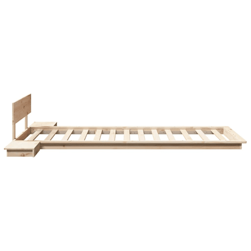 Estrutura de cama de solteiro para adultos com cabeceira Castanho 90 x 200 cm madeira Estrutura de cama de solteiro para adultos com cabeceira Castanho 90 x 200 cm madeira