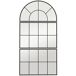 Espejo de Pared Vidrio, Metal HOMCOM Espejo de Pared Vidrio, Metal HOMCOM Negro