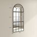Espejo de Pared Vidrio, Metal HOMCOM Espejo de Pared Vidrio, Metal HOMCOM Negro