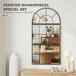 Espejo de Pared Vidrio, Metal HOMCOM Espejo de Pared Vidrio, Metal HOMCOM Negro