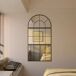 Espejo de Pared Vidrio, Metal HOMCOM Espejo de Pared Vidrio, Metal HOMCOM Negro