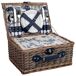 Cesta de picnic 4 servicios Cesta de picnic 4 servicios Azul Marino