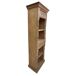 Estantería de madera acabado artesanal Estantería de madera acabado artesanal Marrón