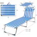 Aktive - Pack 2 tumbonas playa plegables aluminio con parasol Aktive - Pack 2 tumbonas playa plegables aluminio con parasol Azul