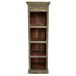 Estantería librería de madera acabado artesanal Estantería librería de madera acabado artesanal Marrón