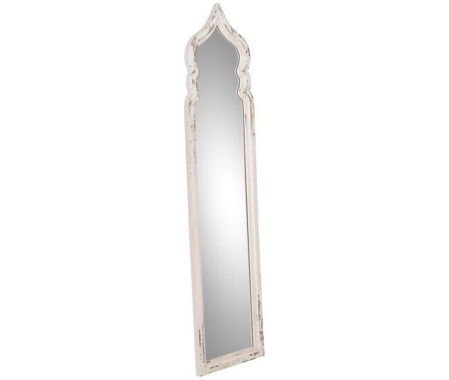 Espejo de pared de madera 48x4x186 cm