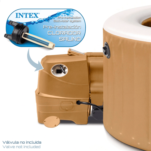INTEX Spa insuflável de massagem com bolhas Sahara para 4 pessoas