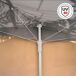 Aktive - Parasol pared rectangular UV50 160x100 Aktive - Parasol pared rectangular UV50 160x100 Gris