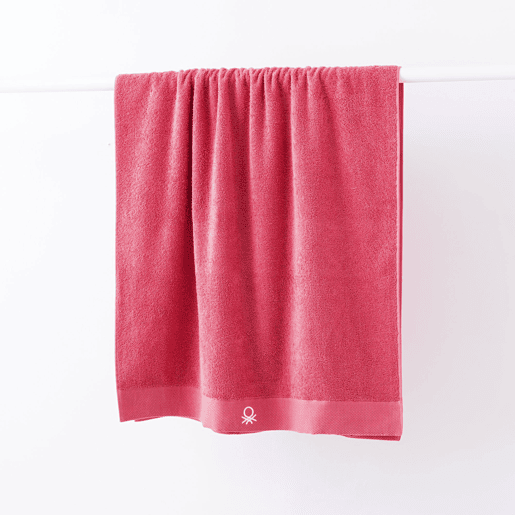 Toalha de Banho 70x140cm 100% Algodão 450GSM na cor Rosa - Suave, Absorvente e de Secagem Rápida CORE Benetton Toalha de Banho 70x140cm 100% Algodão 450GSM na cor Rosa - Suave, Absorvente e de Secagem Rápida CORE Benetton