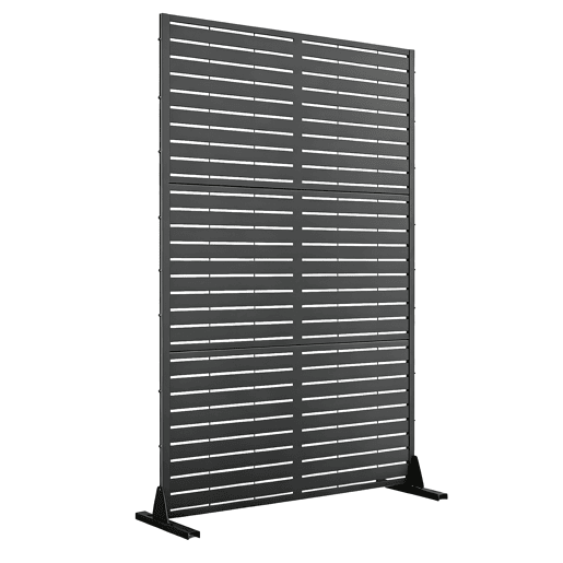 Divisória Nodepp em aço galvanizado 180x120 cm Antracite casa.pro Divisória Nodepp em aço galvanizado 180x120 cm Antracite casa.pro