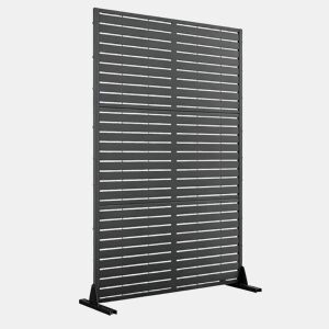 Divisória Nodepp em aço galvanizado 180x120 cm Antracite casa.pro