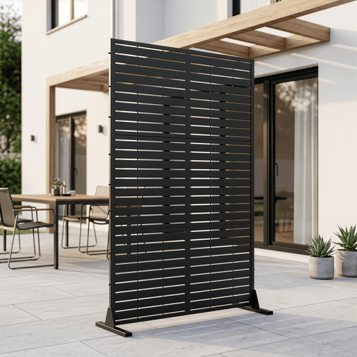 Divisória Nodepp em aço galvanizado 180x120 cm Antracite casa.pro Divisória Nodepp em aço galvanizado 180x120 cm Antracite casa.pro