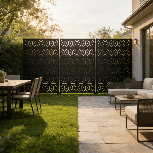 Parede divisória Kilsturd aço galvanizado 180x120 cm Preto casa.pro Parede divisória Kilsturd aço galvanizado 180x120 cm Preto casa.pro