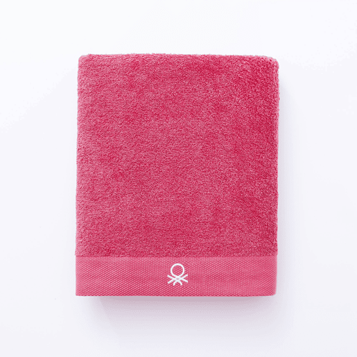 Toalha de Banho 90x150cm 100% Algodão 450GSM na cor Rosa - Suave, Absorvente e de Secagem Rápida CORE Benetton Toalha de Banho 90x150cm 100% Algodão 450GSM na cor Rosa - Suave, Absorvente e de Secagem Rápida CORE Benetton