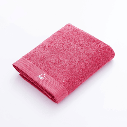 Toalha de Banho 90x150cm 100% Algodão 450GSM na cor Rosa - Suave, Absorvente e de Secagem Rápida CORE Benetton Toalha de Banho 90x150cm 100% Algodão 450GSM na cor Rosa - Suave, Absorvente e de Secagem Rápida CORE Benetton