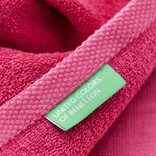 Toalha de Banho 90x150cm 100% Algodão 450GSM na cor Rosa - Suave, Absorvente e de Secagem Rápida CORE Benetton Toalha de Banho 90x150cm 100% Algodão 450GSM na cor Rosa - Suave, Absorvente e de Secagem Rápida CORE Benetton