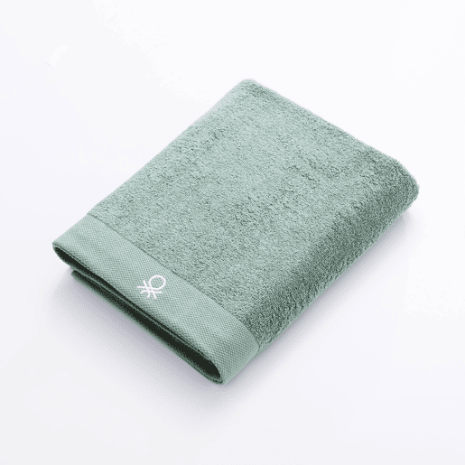 Toalha de Banho 90x150cm 100% Algodão 450GSM na cor Verde - Suave, Absorvente e de Secagem Rápida CORE Benetton Toalha de Banho 90x150cm 100% Algodão 450GSM na cor Verde - Suave, Absorvente e de Secagem Rápida CORE Benetton