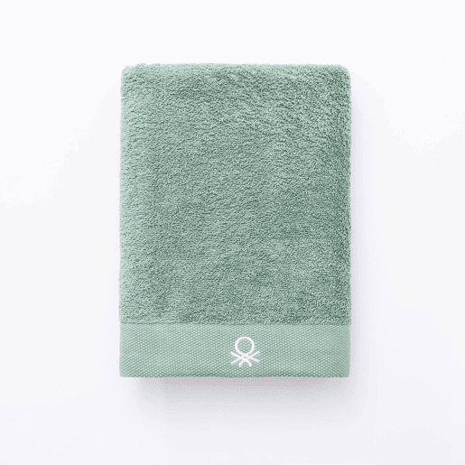 Toalha de Banho 70x140cm 100% Algodão 450GSM na cor Verde - Suave, Absorvente e de Secagem Rápida CORE Benetton