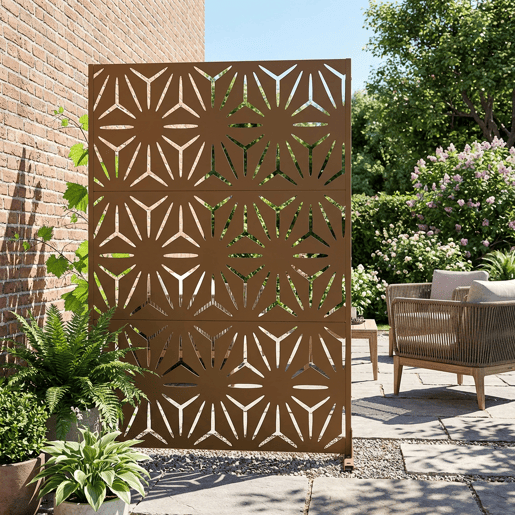 Parede divisória Kilsturd aço galvanizado 180x120 cm Castanho casa.pro Parede divisória Kilsturd aço galvanizado 180x120 cm Castanho casa.pro
